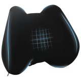 vidaXL Pernă cu pernă Ajustabil Negru 42 x 32 x 14 cm Poliester 42012710