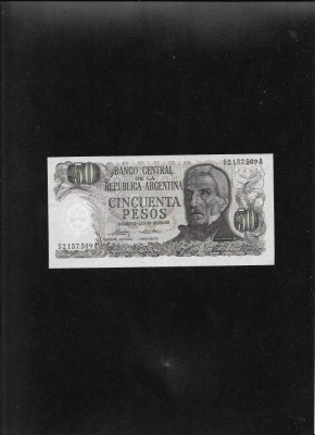 Rar! Argentina 50 pesos 1975 seria52157509 A! foto