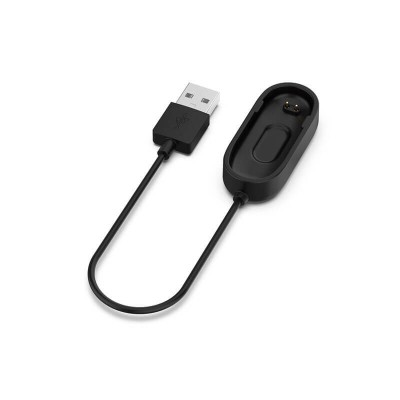 Cablu de incarcare Edman pentru Bratara Xiaomi Mi Band 4, 20cm, Negru foto