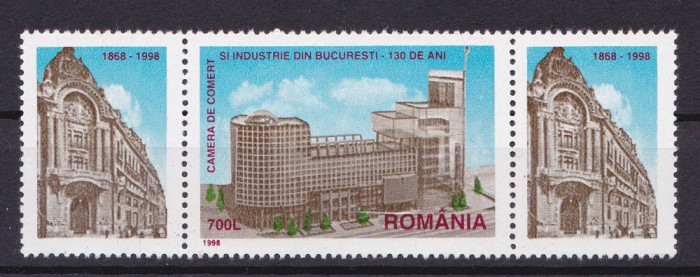 TSV % - 1998 LP 1446 A - INFIINTAREA CAMEREI DE COMERT, CU VINIETA, MNH/**LUX