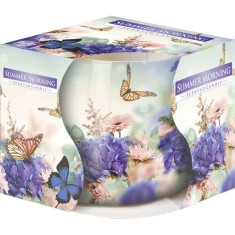 Lumanare Parfumata in Pahar de Sticla Aura Summer Morning, Parfum Floral, Lumanare Pahar de Sticla, Lumanare Aura, Lumanare Pahar de Sticla Aura, Luma foto