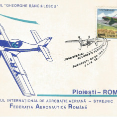România, Campionatul Internaţional de Acrobaţie Aeriană, plic, Bucureşti, 1983