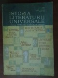 Istoria literaturii universale. Manual pt anul 4 liceu sectia umanista
