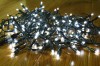 Instalatie brad Craciun, Hoff Net Cluster, 180 LED-uri albe cu lumina rece + 20 LED-uri flash, 5 m, interior / exterior