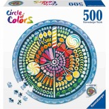 Cumpara ieftin Puzzle Cerc Bomboane, 500 Piese, Ravensburger