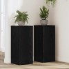 VidaXL Suport pentru plante 2 pcs Stejar negru 30 x 30 x 70 cm 869232