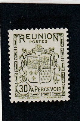 Reunion 1933 - Taxe.,dant., MNH,Mi.P18 foto