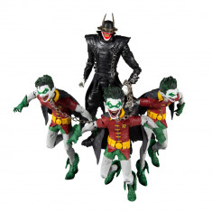 Set 4 Figurine Articulate DC Multiverse 7in Batman Laughs with Robins of Earth-22