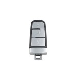 Cheie Completa Cu Chip Si Telecomanda Pentru Volkswagen Passat B6 3C B7, 3 Butoane, 433 Mhz 3C0959752BA ID48