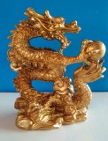 Statueta Feng Shui - Dragon cu perla nemuririi