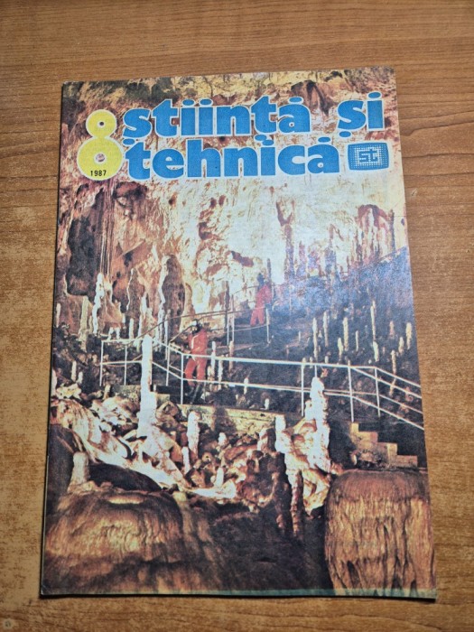 stiinta si tehnica august 1987-alexandru borza,peterea ursilor