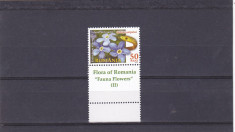 FLORI ,VAL. 0,5,CU VIVNETA RAR,2012,NEUZATA MNH ,ROMANIA. foto