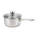 Cratita cu capac din inox, capacitate 2.1 litri 18 cm, Kinghoff