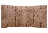 Perna decorativa bumbac maro negru Peres 60 x 30 cm