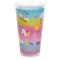 Pahar Plastic, Unicorn Curcubeu, Capacitate 0,6L, Multicolor, Transparent