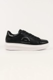 Karl Lagerfeld sneakers din piele KAPRI culoarea negru, KL52568A