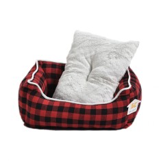 CULCUS PENTRU CAINI SI PISICI TEXTIL PANZA PLUS AMC ROSU CAROURI (SETx5 BUC)