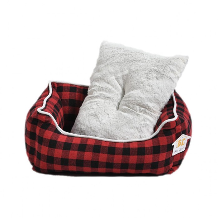 CULCUS PENTRU CAINI SI PISICI TEXTIL PANZA PLUS AMC ROSU CAROURI (SETx5 BUC)