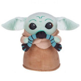 Jucarie din plus Baby Yoda cu broasca, Star Wars, 28 cm, Play By Play