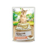 Cumpara ieftin Stuzzy Cat, plic fasii sos somon, 85 g