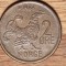 Norvegia - bijuterie de moneda - 2 ore 1966 - cocos de mesteacan - superba !