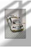 Poster p&acirc;nză ne&icirc;nrămat cu supermașină - Imprimare digitală - GT-R GT3 04 | A3 (29.7 x 42 cm)
