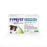 Cumpara ieftin Fypryst Combo Dog M 134 mg pipete antiparazitare caini talie medie (10 - 20 kg), cutie 3 pipete, KRKA