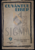Revista &quot; CUVANTUL LIBER &quot; 1925