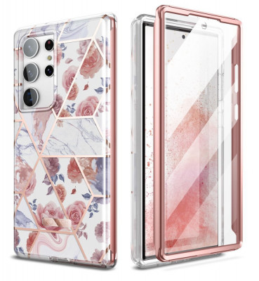 Husa Tech-Protect Velar pentru Samsung Galaxy S23 Ultra Marble foto