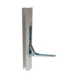 Inchizator oblon interior dreapta din aluminiu, maner din otel zincat, lungime 400 mm