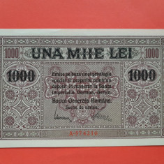 Bancnota 1000 lei BGR (Banca Generala Romana) 1917 ocupatia germana UNC