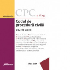 Codul de procedura civila si 12 legi uzuale. Actualizat la 25 ianuarie 2024