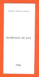 TSV - PLIANT DE PREZENTARE - OLIMPIADA DE SAH 1966 LP 621