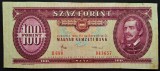 BANCNOTA 100 FORINTI / FORINT - UNGARIA / RP UNGARA, anul 1984 *cod 514