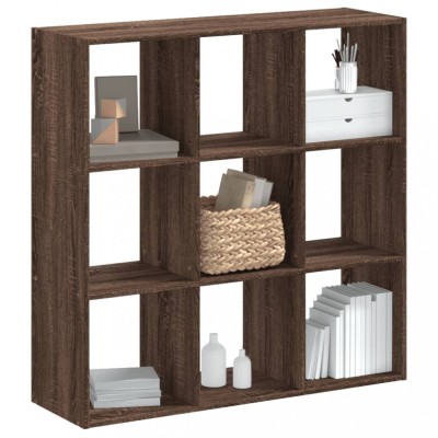 vidaXL Bibliotecă, stejar maro, 102x32x102 cm, lemn prelucrat 852822 foto