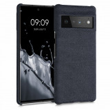 Husa pentru Google Pixel 6 Pro, Textil, Albastru, 55852.17