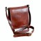 Geanta dama de umar, messenger, crossbody, din piele naturala, coniac, GD113A