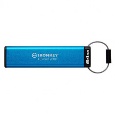 Memorie USB Kingston IronKey Keypad 200C, 64GB, USB-C