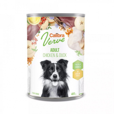 Calibra Dog Verve GF Adult Chicken &amp;amp;amp; Duck 400 g foto