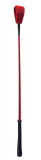 Cumpara ieftin Cravasa Din Piele, Rosu + Negru, 66 cm, Devil Sticks