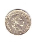 Moneda Elvetia 5 rappen 1990, stare foarte buna, curata, Europa, Cupru-Nichel