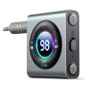 Modulator FM Joyroom Bluetooth, Cititor TF, Lumini RGB, Display Digital, Gri