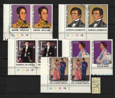 Africa, Chad / Ciad, 1977 | Personalităţi istorice | Serie &amp;icirc;n perechi | aph foto
