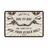 Placa Metalica Oxford Garage Don&#039;t Ask to Ride My Bike