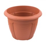 Ghiveci Flori Plastic, Model Teracota, Diametru 45x35cm, Capacitate 30L