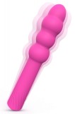 Vibrator East Pear Fucsia Silicon 9 Functii Stimulare Clitoridiana Punct G Anal USB Reincarcabil