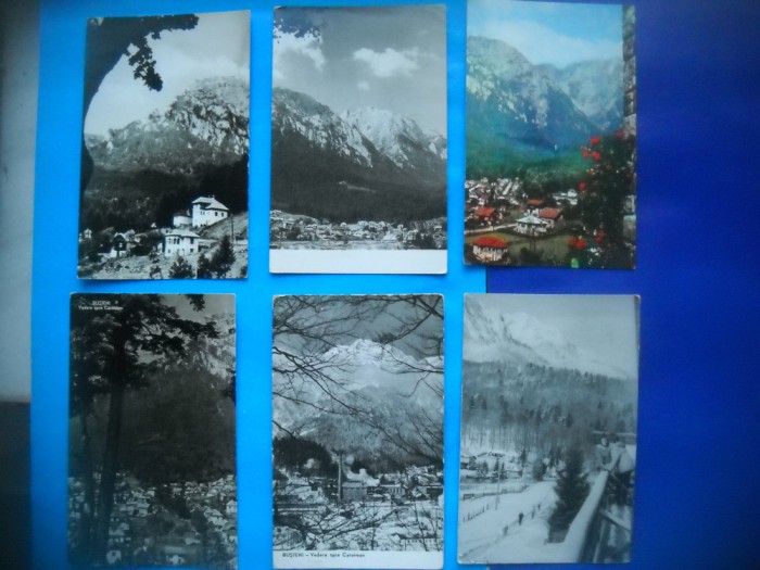 HOPCT LOT NR 159 BUSTENI -JUD PRAHOVA-6 CARTI POSTALE-RPR-CIRCULATE