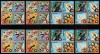 Burundi 1975, Mi #1133-1148 A+B**, dant + nedant, cosmos, spatiu, Apollo, Soiuz, MNH! Cota 33 &euro;!, Nestampilat