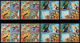 Burundi 1975, Mi #1133-1148 A+B**, dant + nedant, cosmos, spatiu, Apollo, Soiuz, MNH! Cota 33 &euro;!, Nestampilat