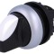Comutator Rotativ 22mm Alb-Negru Fără IP66